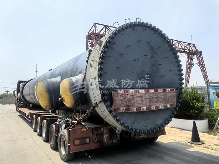 2025年第二台150吨大型冷热交换设备出厂